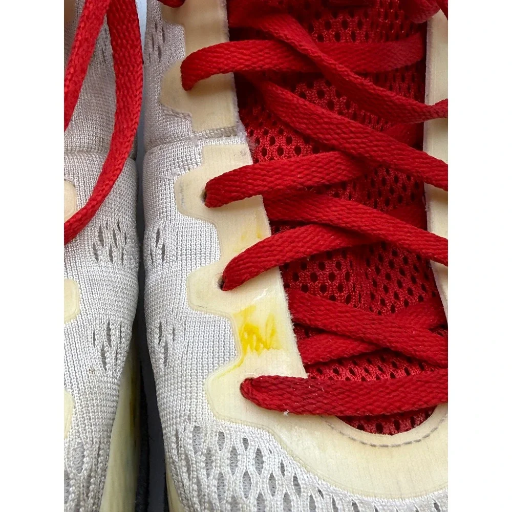 Adidas Adizero Varners Wrestling Shoes Mens 14 White Red Black M18728 High Top